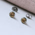 Light Colorado Topaz Crystal Titanium Stud Earrings, 4mm
